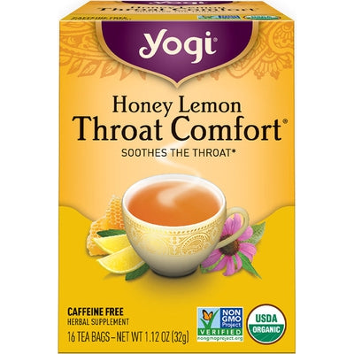 YOGI TEA Lemon Throat Comfort Tea 16 BAG
