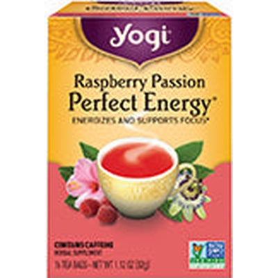 YOGI TEA Raspberry Passion Energy Tea 16 BAG