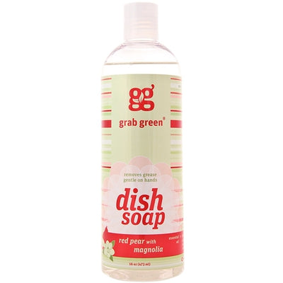 GRAB GREEN Red Pear Liquid Dish Soap 16 OZ