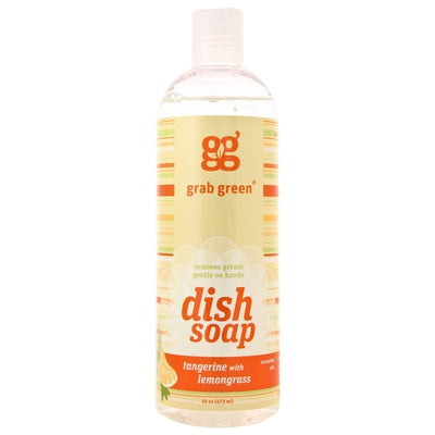 GRAB GREEN Tangerine Liquid Dish Soap 16 OZ