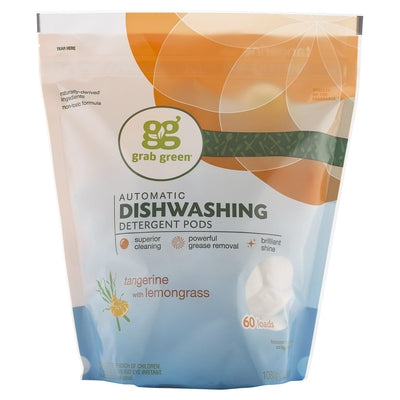 GRAB GREEN Tangerine Dishwasher Pods 60 LD
