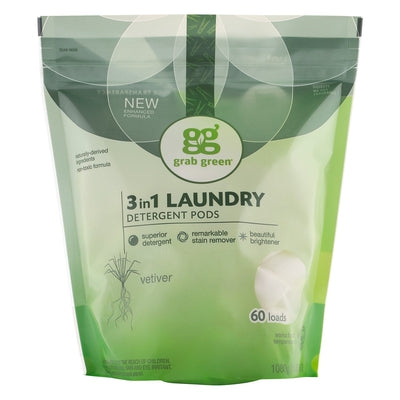 GRAB GREEN Vetiver Laundry Pods 60 LD