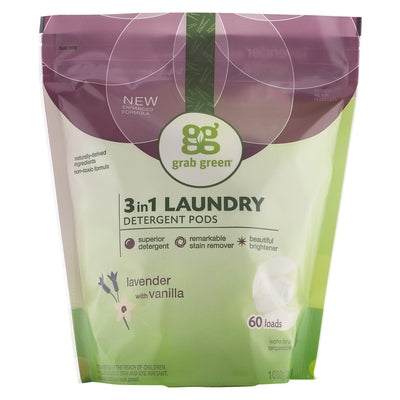 GRAB GREEN Lavender Vanilla Laundry Pods 60 LD