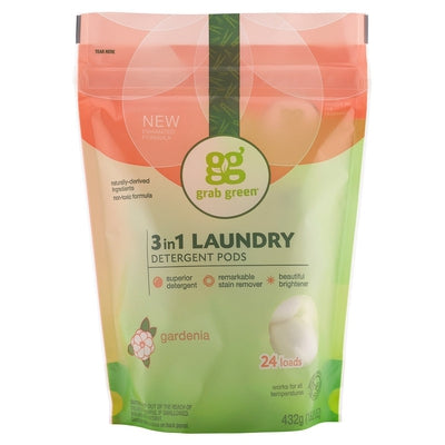 GRAB GREEN Gardenia Laundry Pods 24 LD
