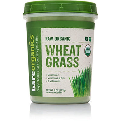 BARE ORGANICS: Organic Wheatgrass Powder 8 OZ