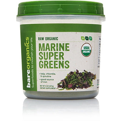 BARE ORGANICS: Marine Super Greens Blend 8 OZ