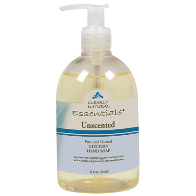 CLEARLY NATURAL Unscented Liquid Glyc. Hand Soap 12 OZ