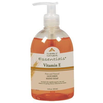 CLEARLY NATURAL Vitamin E Liquid Glyc. Hand Soap 12 OZ