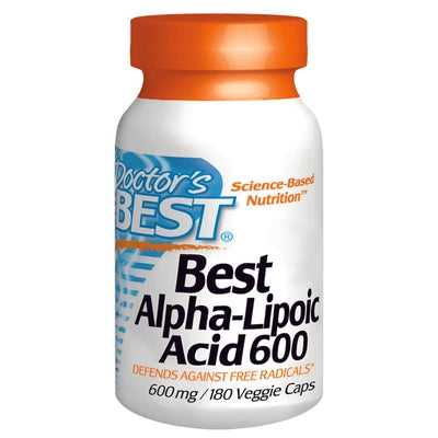 DOCTORS BEST Alpha Lipoic Acid 600mg 180 VGC