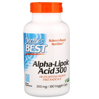 DOCTORS BEST Alpha Lipoic Acid 300mg 180 VGC