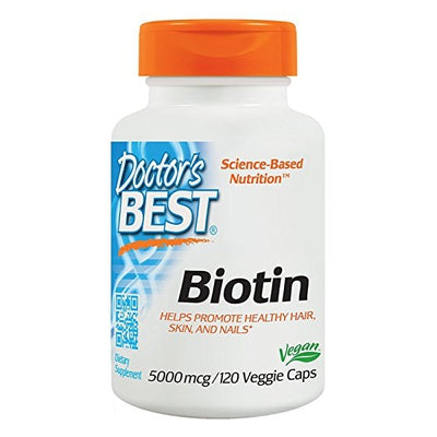 DOCTORS BEST Biotin 5000mcg 120 VGC