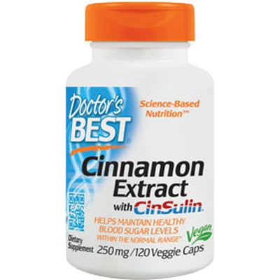 DOCTORS BEST Cinnamon Extract CinSulin 500mg 120 VGC