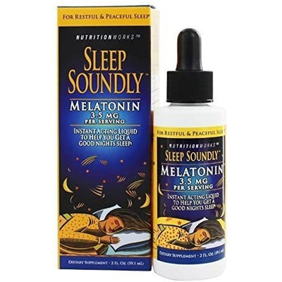 SLEEP SOUNDLY Melatonin Liquid 3.5mg 2 OZ