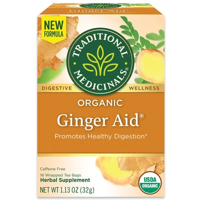 TRADITIONAL MEDICINALS Ginger Aid 16 BAGS