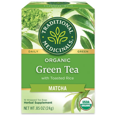 TRADITIONAL MEDICINALS Green Tea Matcha 16 BAG