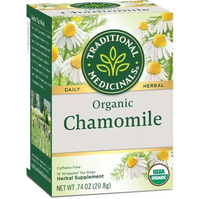 TRADITIONAL MEDICINALS Organic Chamomile 16 BAGS