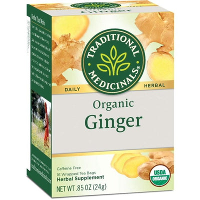 TRADITIONAL MEDICINALS Organic Ginger Tea 16 BAGS
