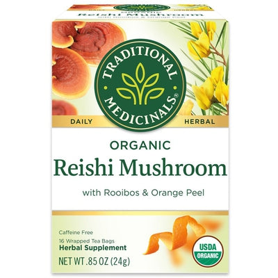 TRADITIONAL MEDICINALS Reishi With Rooibos and Orange Peel 16 BAGS