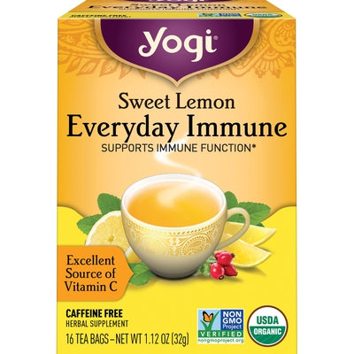 YOGI TEA Sweet Lemon Everyday Immune Tea 16 BAG